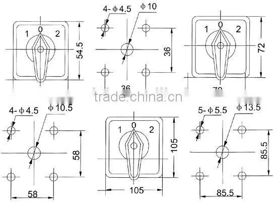 Change Over Switch 25A LW26