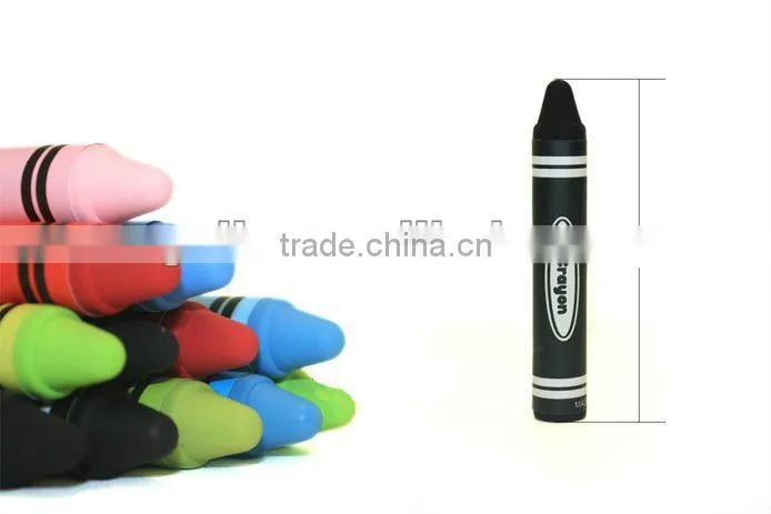 Colorful Crayon cool touch stylus pen