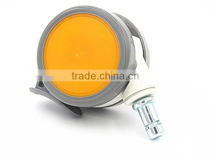 china popular fashion 2.5 inches rotating TPR twin appliance caster wheels