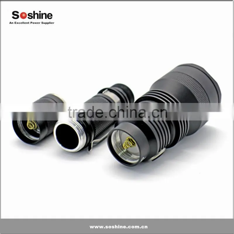 Original Soshine TC6CS LED 960 lumens 18650 rechargeable Tactical led Flashlight torch