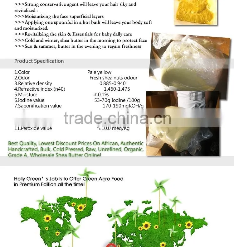 SHEA BUTTER GHANA WEST AFRICA pure natural Top Quality Wholesale Grade A Unrefined Ivory Shea Butter Liquid-Solid Extraction