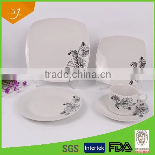 20pcs Round Shape Ceramic Dinnerware,High Quality Porcelain Dinner Set