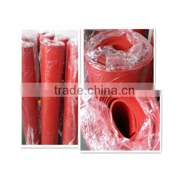 45hardness red NR rubber sheet
