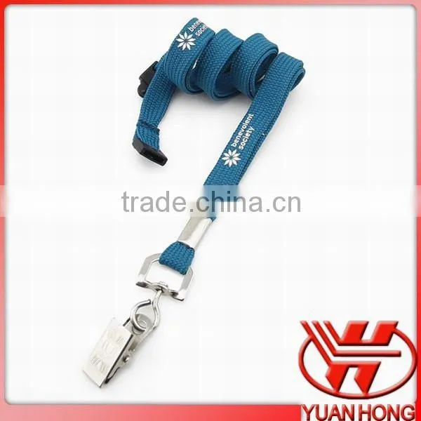 rush polyester tube lanyard with logo