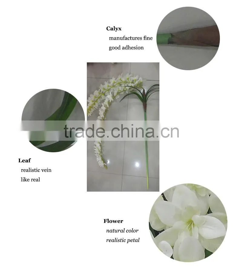 Artificial wisteria silk flower wall decoration