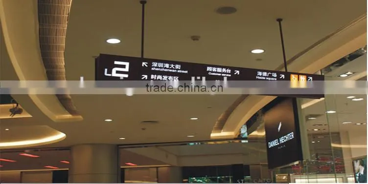 Indoor directional guide signs/direction light sign