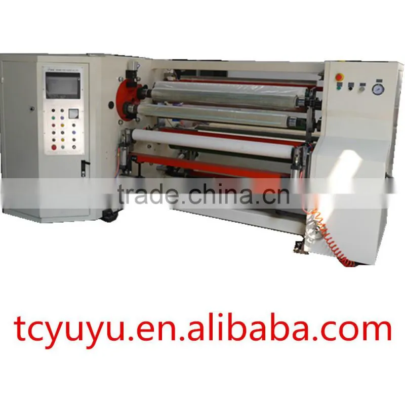 Turret Exchange Transparent BOPP Tape Rewinding Machine