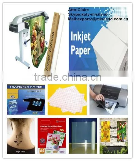 Inkjet Metallic Film, Inkjet gold/silver film, 125um, PET material, for inkjet printers
