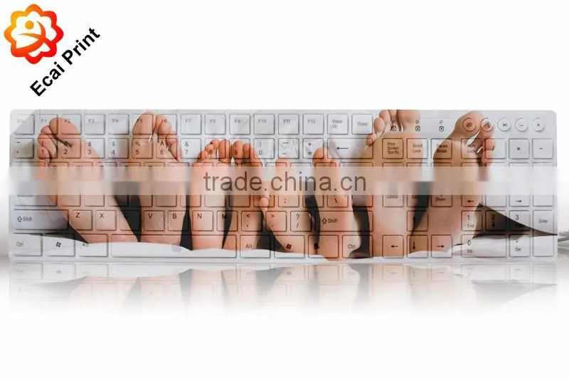 2016 latest design custom made digital printing computer keyboard