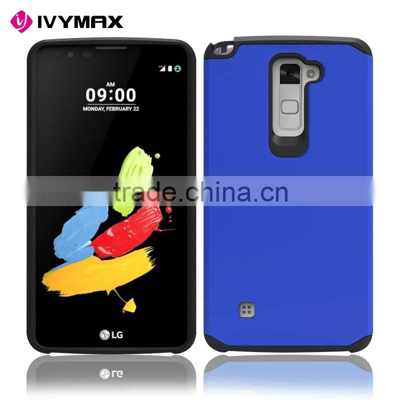 TPU case manufacturer guangzhou dual layer slim armor combo case for LG stylo2 plus MS550 K530 K536