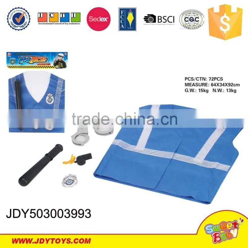 Wholesale plastic kids toy play children game toy police set