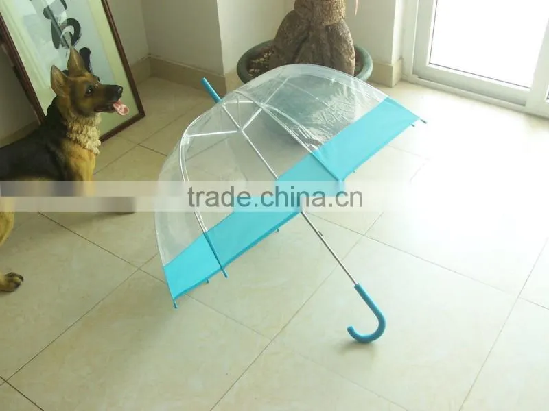 23''*8 POE Apollo cheap custom clear umbrella,POE transparent umbrella