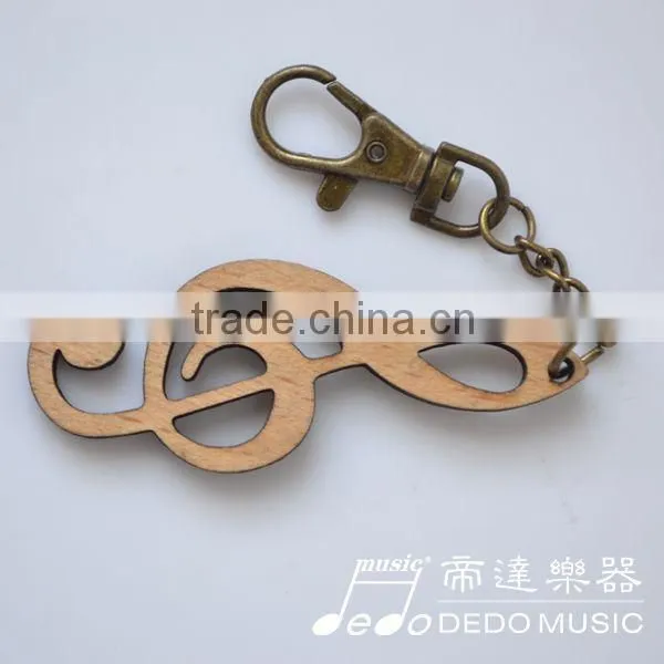 keychain with music sign / bottle opener corkscrew keychain