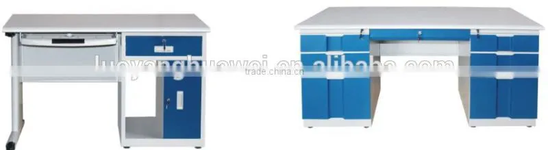 Steel table legs with threading hole for metal office desk