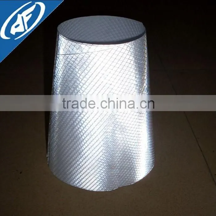 High visibility PVC reflective traffic cones sleeve for safety warning