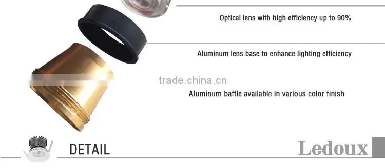 6w fashion modern dimmable led track rail lights