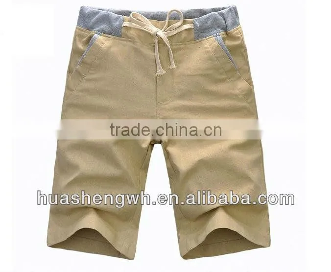 linen cotton cheap short pants