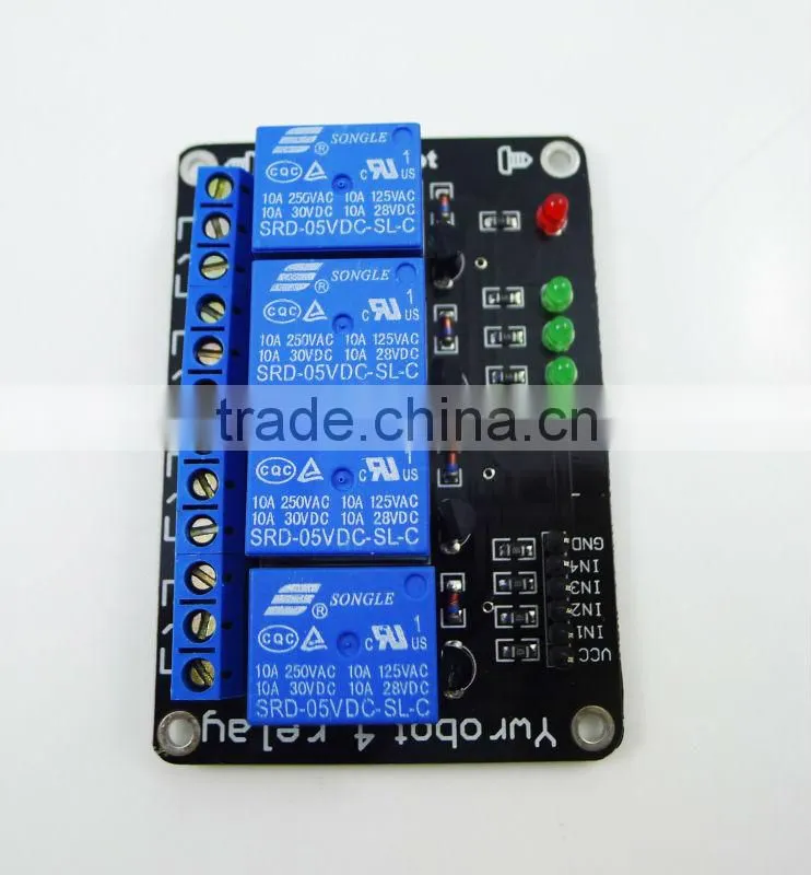 5V Relay Module Board 4-Channel Expansion For Arduino PIC AVR ARM MCU DSP