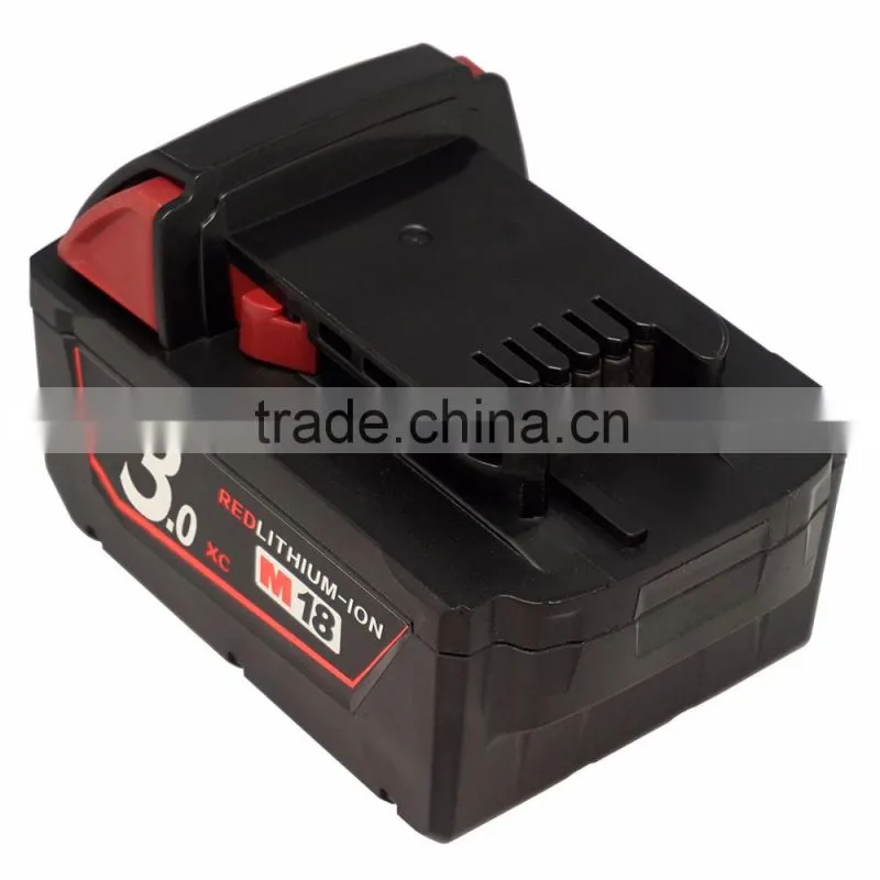 18V 3.0Ah M18 XC Red Li-ion Battery For Milwaukee 48-11-1820 1828 1815 1828 1840