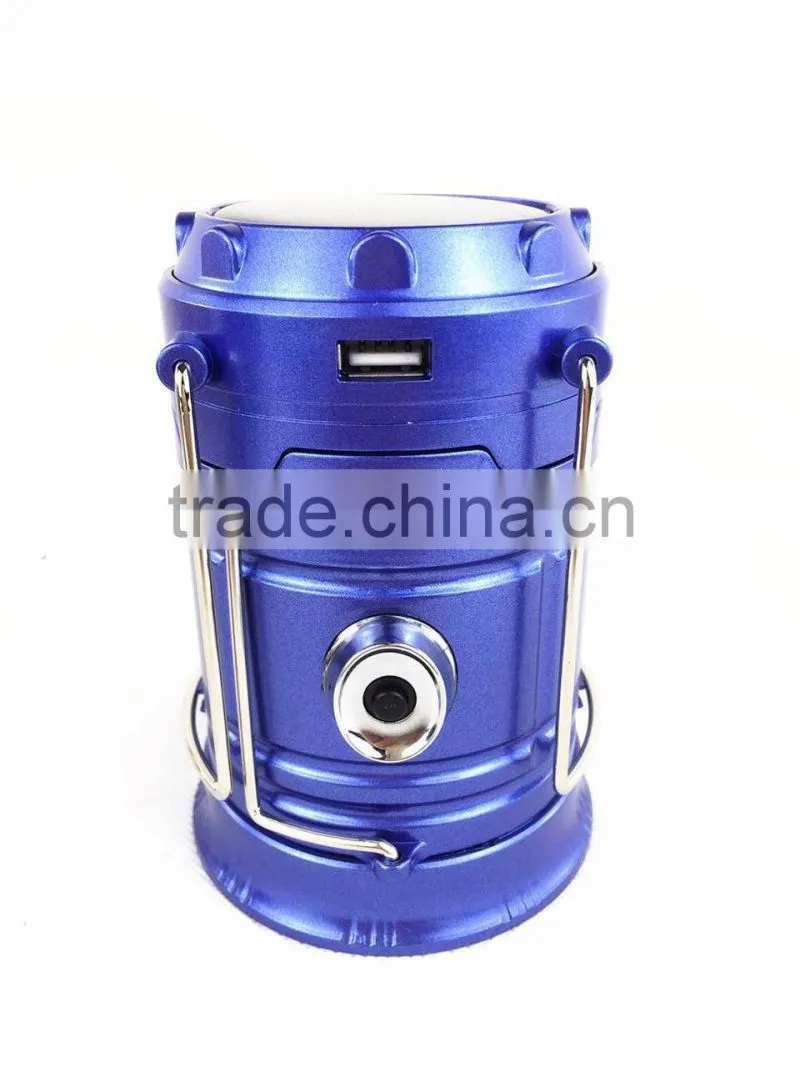 USB charged lantern foldable 2.5W hanging led light, led camp light