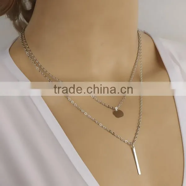 latest simple thin gold chain necklace designs