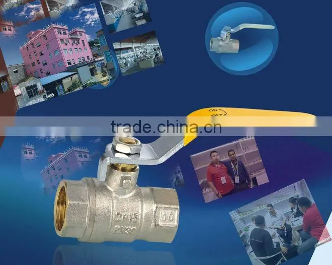 JD-4009 Brass/zinc ball valve/brass factory