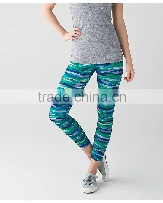 New design custom sexy sports pants slim cotton yoga pants in fitness women