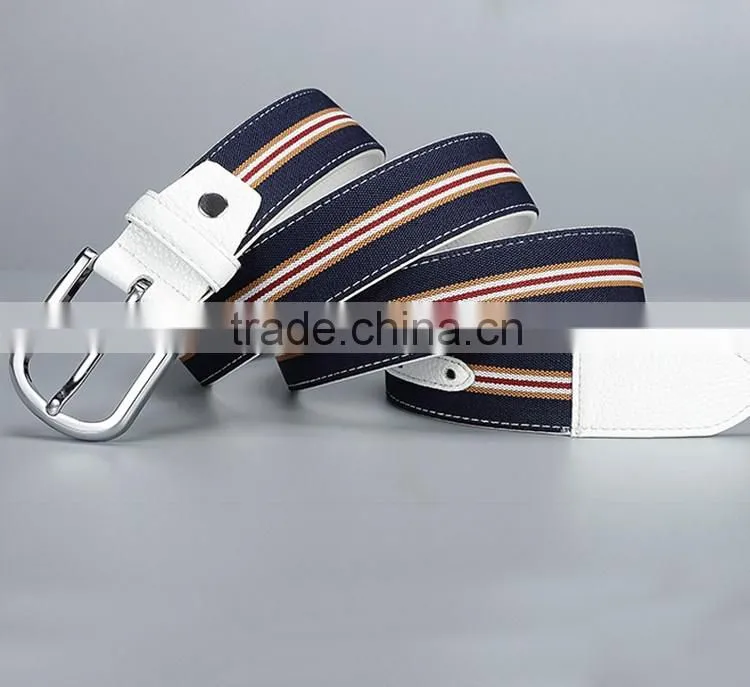 Knitted material in belt men ,Viable design in cheap price