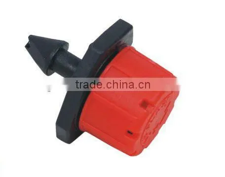 plastic pressure compensating water irrigation dripper