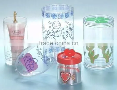 2016 Soft crease clear pvc packaging box