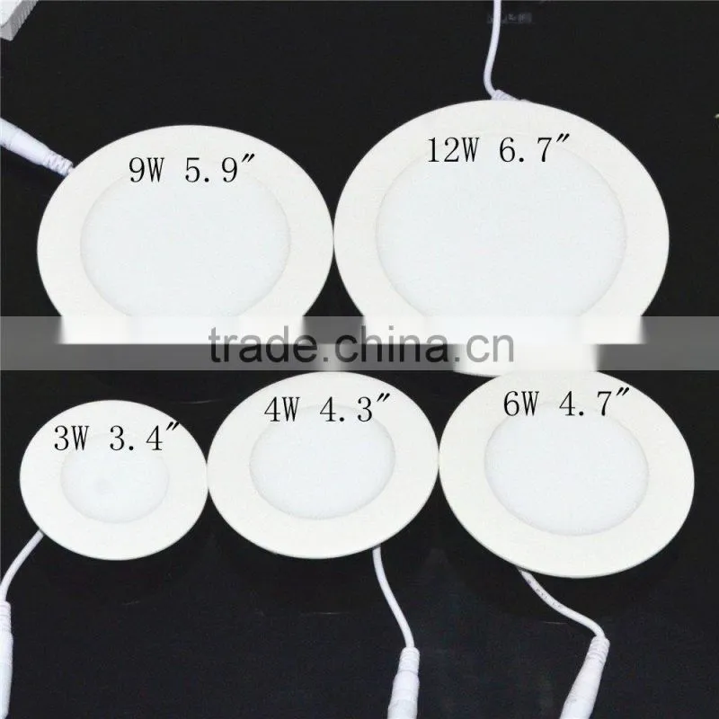 9w ultra thin led round panel light manufacturer