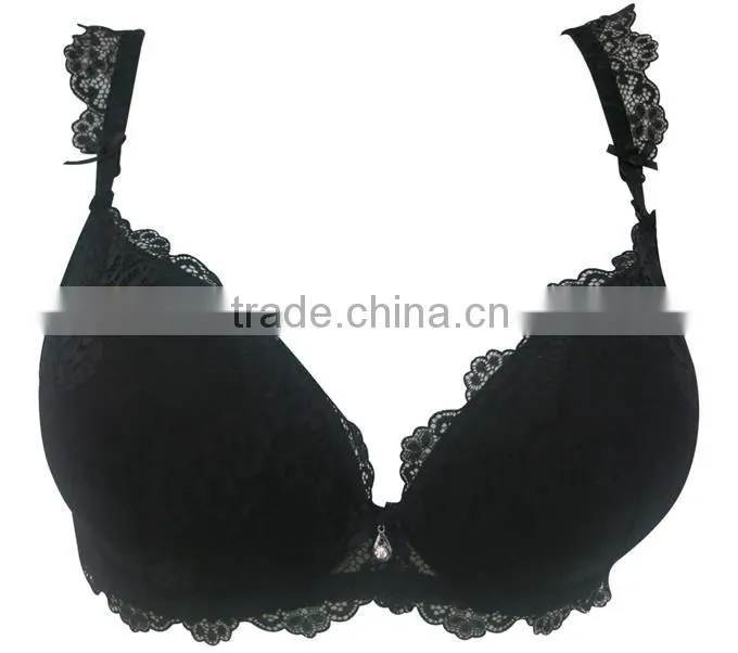 Elegant lace push up bra set in stock(FPY317)