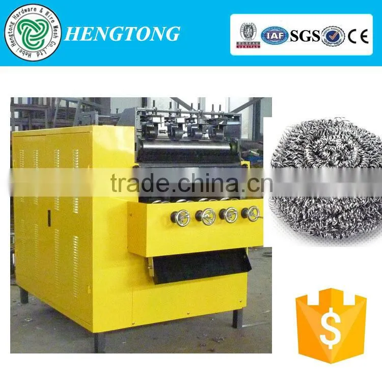 high output and cheap price Automatic scourer making machine