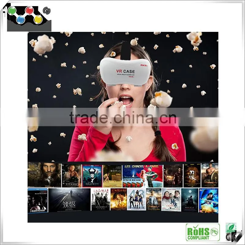 Newest 5th generation 3D Glasses 3D VR Case portable Headset Glasses for mobile phone