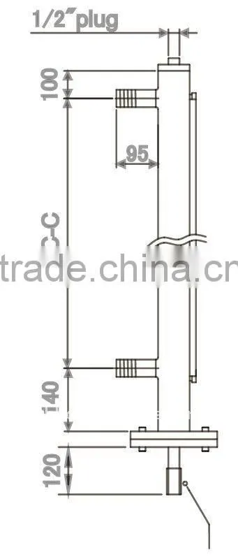 water, oil Level switch magnetic flapper