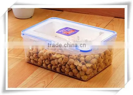 super big transparent 4500ml plastic microwave food container with lid fd011