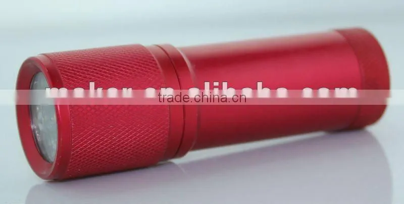 9 LED Aluminum flashlight