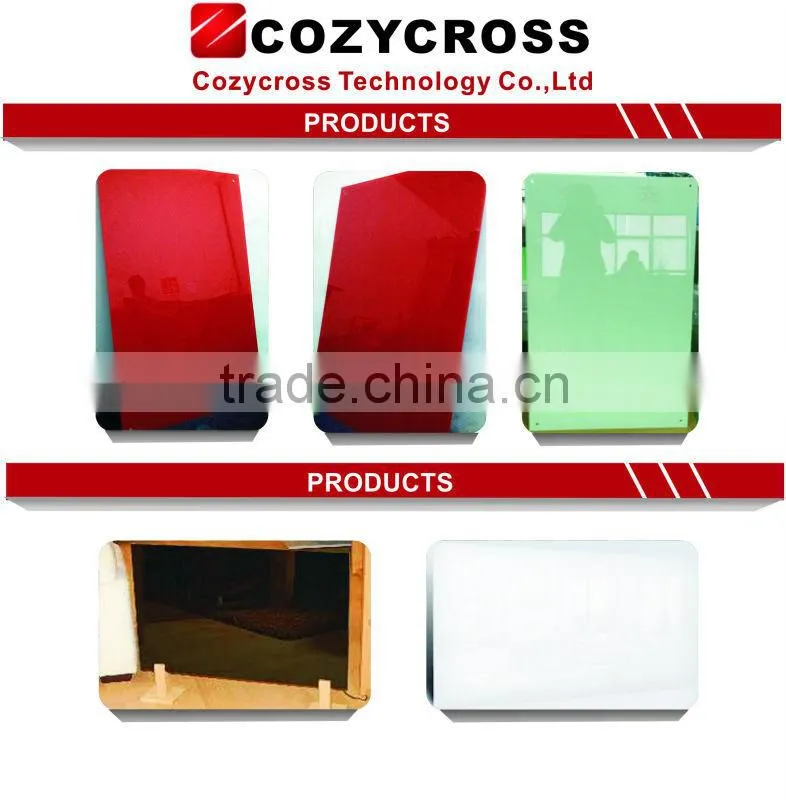 Cheap Decorative Electric Wall glass Panel with insulation layer