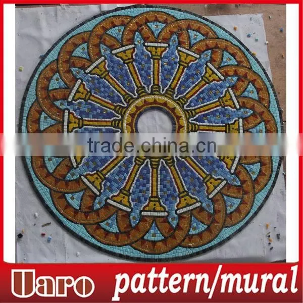 Mosaic pattern tile round mosaic medallion floor patterns