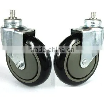 Shopping trolley wheel swivel fix wheel caster