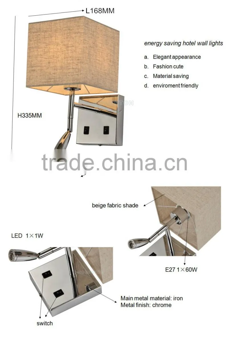 E27 decorative hotel contemporary led wall light indoor,contemporary led wall light indoor,led wall light indoor WL1072