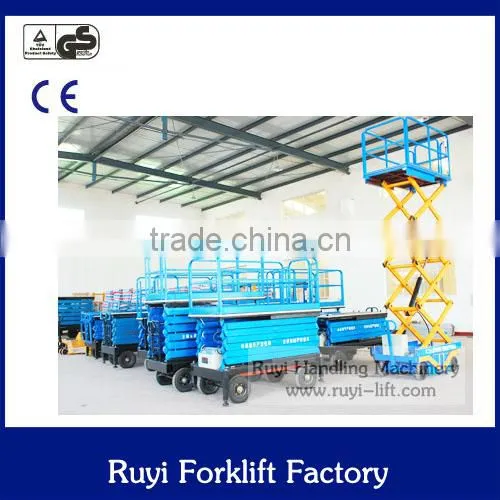 6m 8m 10m 12m electric scissor lift 220v