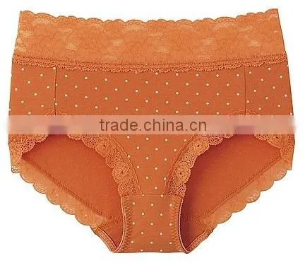 hot sell ladies underwear soft high waist cotton hipster panties