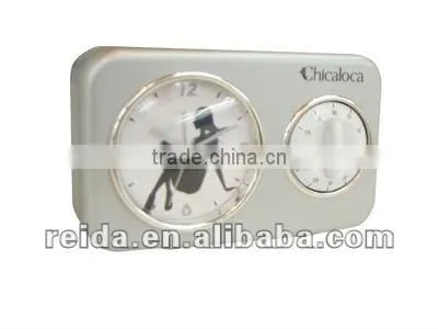 TABLE CLOCK WITH TIMER
