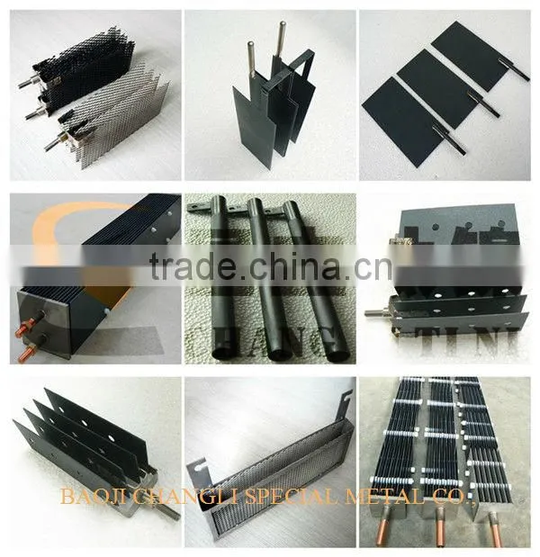 lead oxide electroplating electrode for wastewater treatment