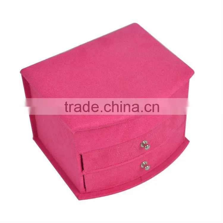 factory price wholesale fabric jewelry cardboard box