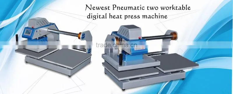 New arrival!!! Yuxunda manual double location plain heat press machine heat press machine t-shirt 16x20