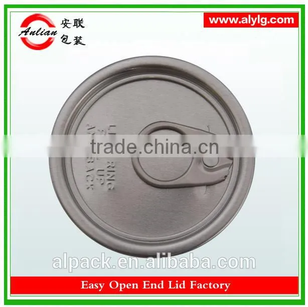 China Newest Design Full Aperture Style Milk Powder Aluminum Easy Open Peel Off End