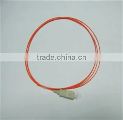 Low price Sc upc simplex fiber optic pigtail multimode with 0.9mm 2.0mm 3.0mm