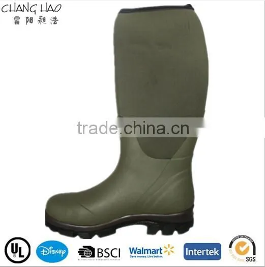 Men cheap outdoor rubber rain boots warm shoes for men